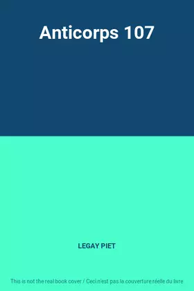 Couverture du produit · Anticorps 107