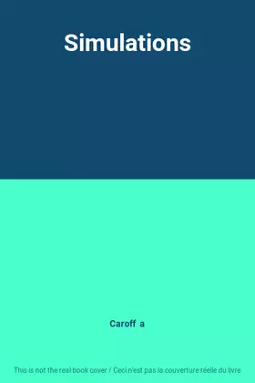 Couverture du produit · Simulations
