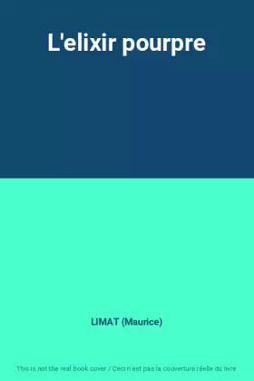 Couverture du produit · L'elixir pourpre