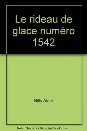 Couverture du produit · Le rideau de glace