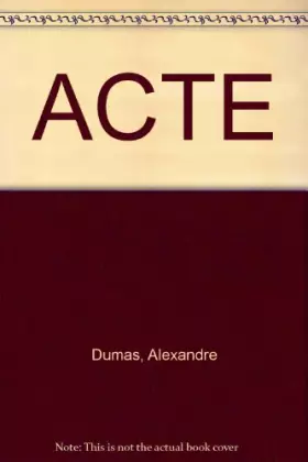 Couverture du produit · ACTE