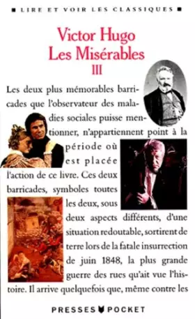 Couverture du produit · Les misérables, tome 3
