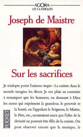 Couverture du produit · SUR LES SACRIFICES
