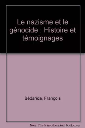 Couverture du produit · Le génocide et le nazisme