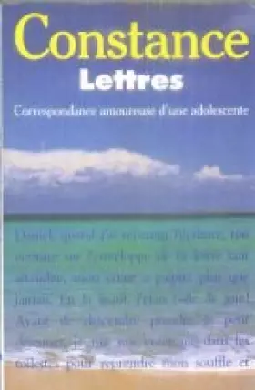 Couverture du produit · Constance  lettres