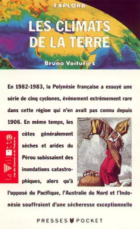 Couverture du produit · Les climats de la terre