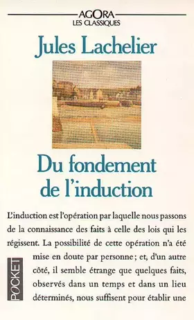 Couverture du produit · Du fondement de l'induction