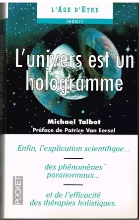 Couverture du produit · L'univers est un hologramme