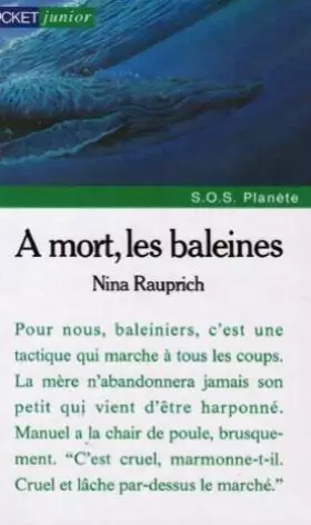 Couverture du produit · À mort les baleines !