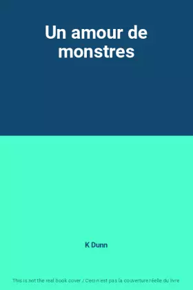 Couverture du produit · Un amour de monstres