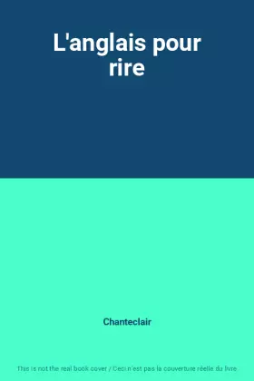 Couverture du produit · L'anglais pour rire