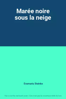 Couverture du produit · Marée noire sous la neige