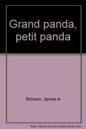 Couverture du produit · Grand panda, petit panda