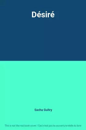 Couverture du produit · Désiré
