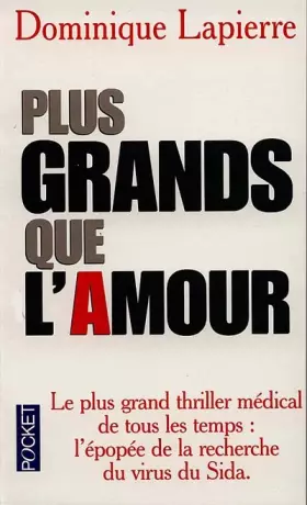 Couverture du produit · Plus grands que l'amour