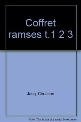 Couverture du produit · RAMSES COFFRET 3 VOLUMES