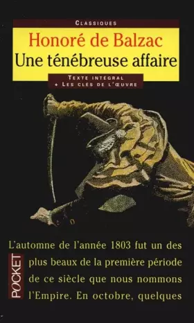 Couverture du produit · Une ténébreuse affaire