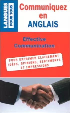 Couverture du produit · Communiquez en anglais