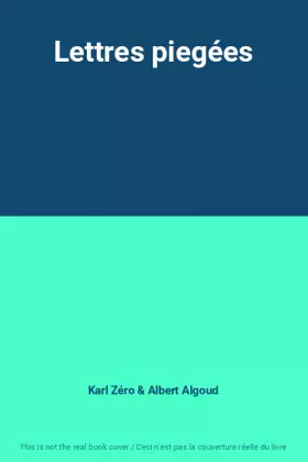 Couverture du produit · Lettres piegées