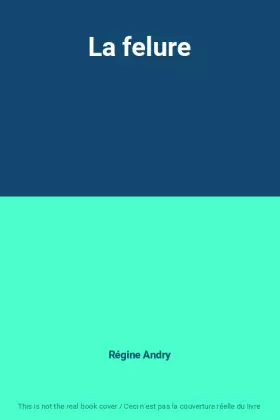 Couverture du produit · La felure