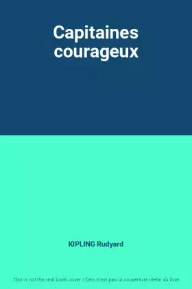 Couverture du produit · Capitaines courageux