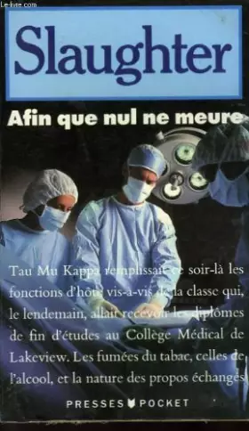 Couverture du produit · Afin que nul ne meure