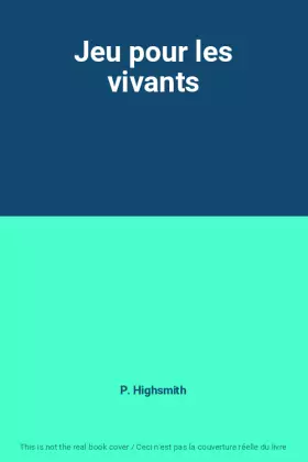 Couverture du produit · Jeu pour les vivants