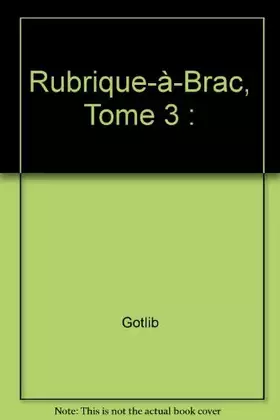 Couverture du produit · Rubrique-à-Brac, Tome 3 :