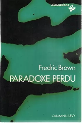 Couverture du produit · Paradoxe perdu