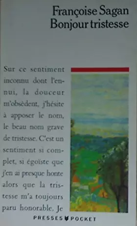 Couverture du produit · BONJOUR TRISTESSE