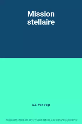 Couverture du produit · Mission stellaire