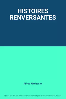 Couverture du produit · HISTOIRES RENVERSANTES