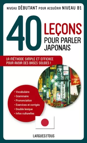 Couverture du produit · 40 leçons pour parler japonais