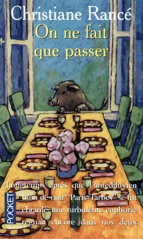 Couverture du produit · On ne fait que passer