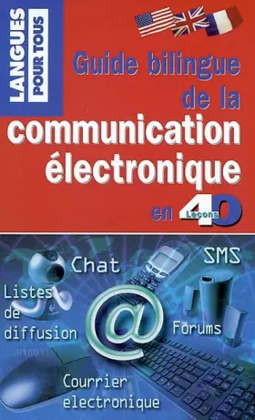 Couverture du produit · Guide bilingue de la communication électronique