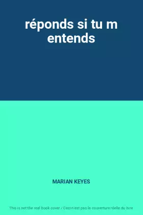 Couverture du produit · réponds si tu m entends