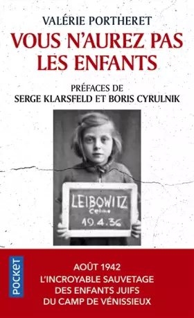 Couverture du produit · Vous n'aurez pas les enfants