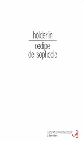 Couverture du produit · Oedipe le tyran de Sophocle