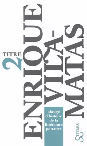 Couverture du produit · Abrégé d'histoire de la littérature portative
