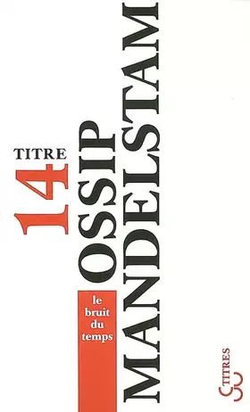 Couverture du produit · Le bruit du temps