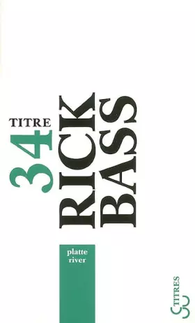 Couverture du produit · Platte River