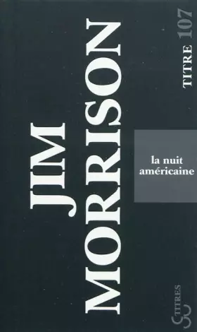Couverture du produit · La nuit américaine