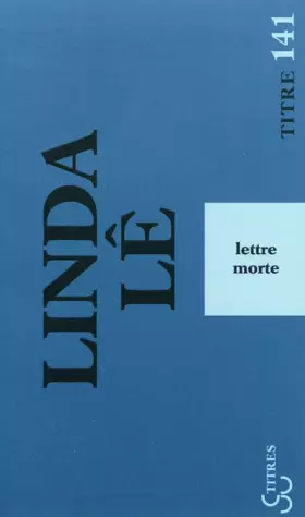 Couverture du produit · Lettre morte