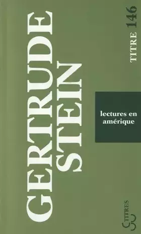 Couverture du produit · Lectures en Amérique
