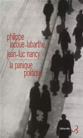 Couverture du produit · La panique politique