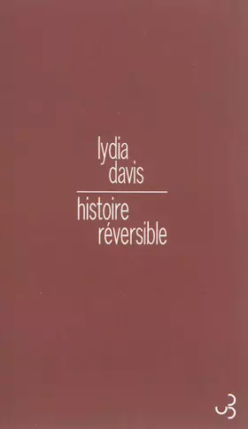 Couverture du produit · Histoire réversible