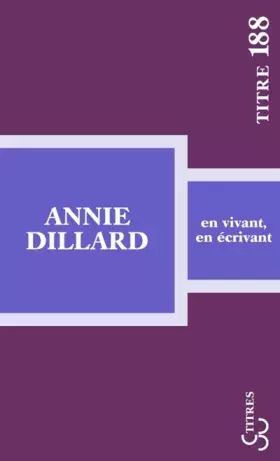 Couverture du produit · En Vivant, en Ecrivant