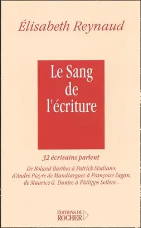 Couverture du produit · Le Sang de l'écriture