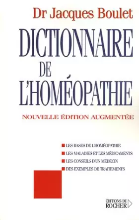 Couverture du produit · Dictionnaire de l'homéopathie