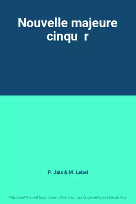 Couverture du produit · Nouvelle majeure cinqu  r